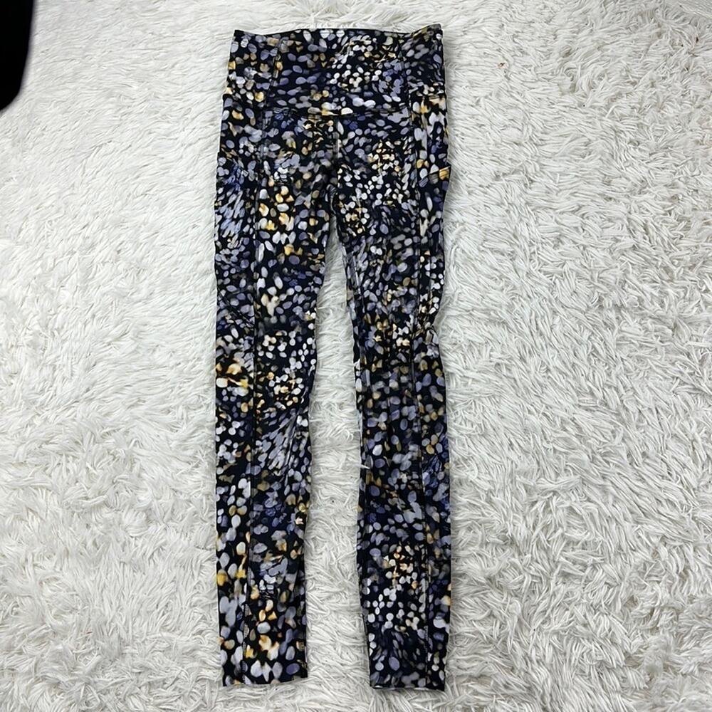 Lululemon Fast and Free Tight II 25" *Non-Reflective Nulux Metropolis Glow Multi